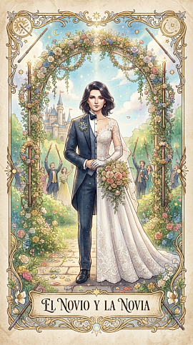 Los novios tarot catd
